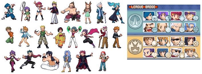 pokemon heart gold soul silver gym leaders