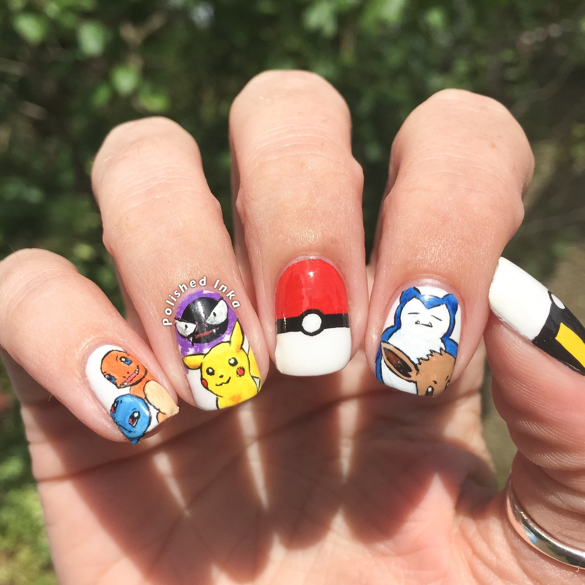 pokemon nail art