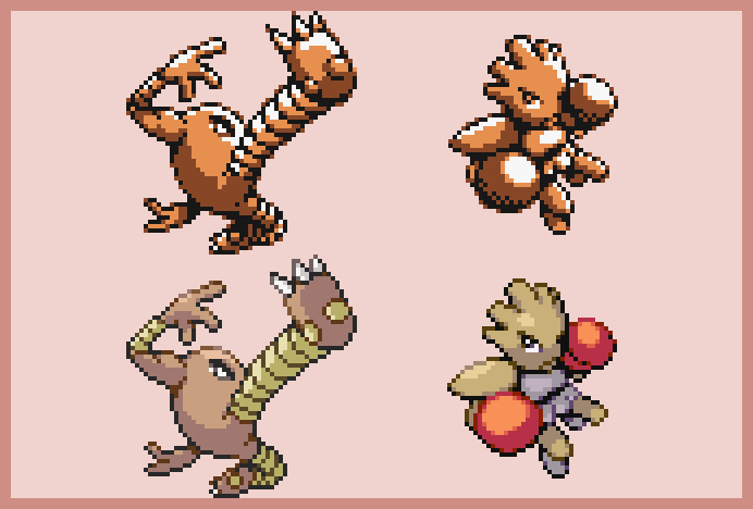 pokemon yellow hitmonlee or hitmonchan