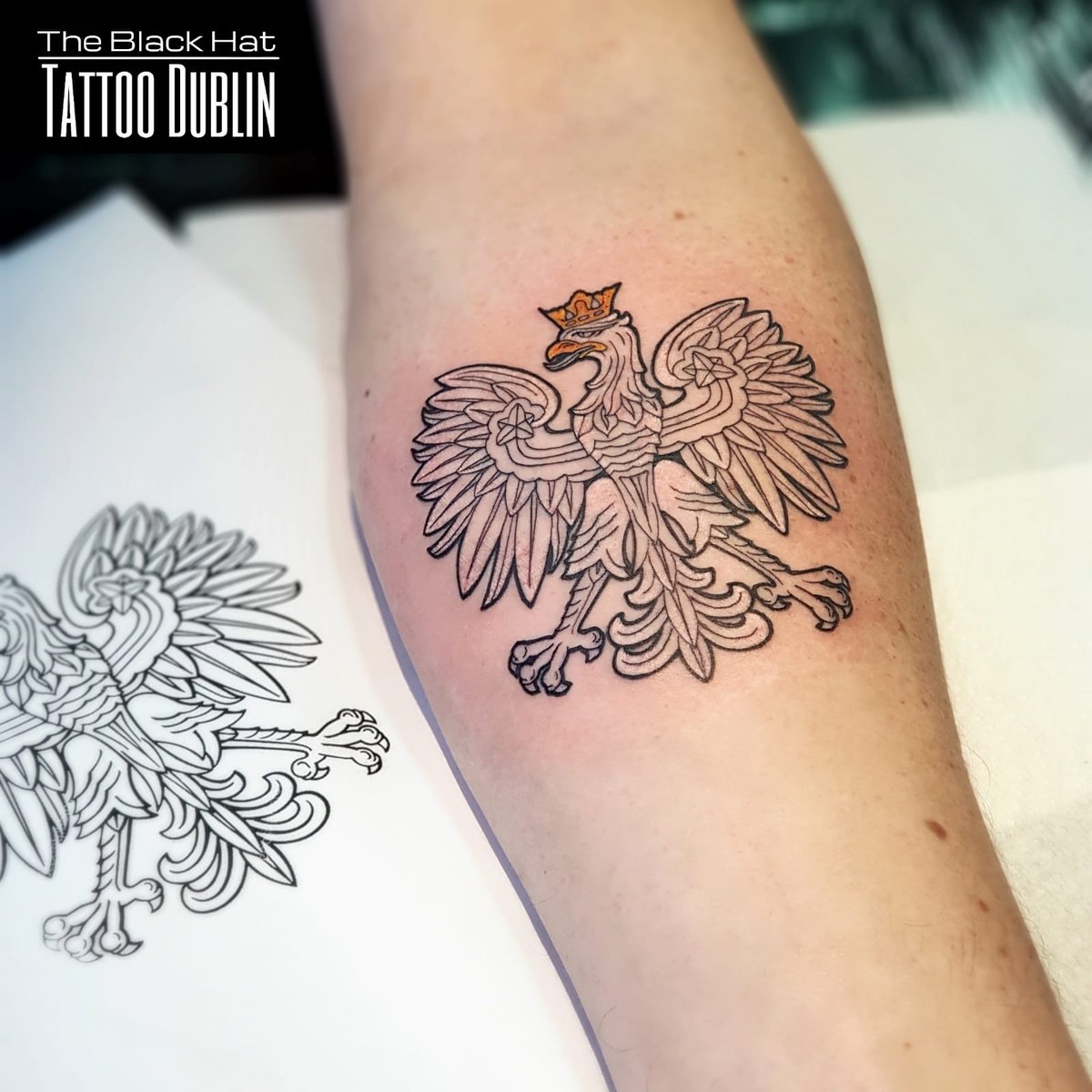 polish eagle tattoo