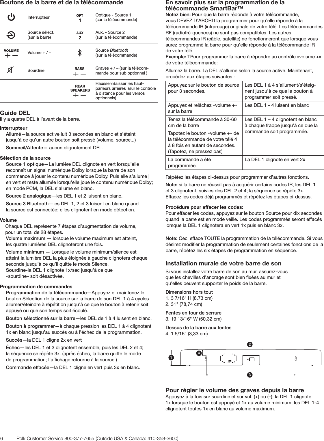 polk dsb1 soundbar manual