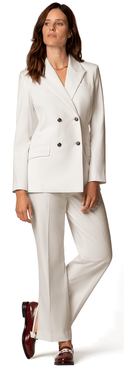 polyester pantsuit