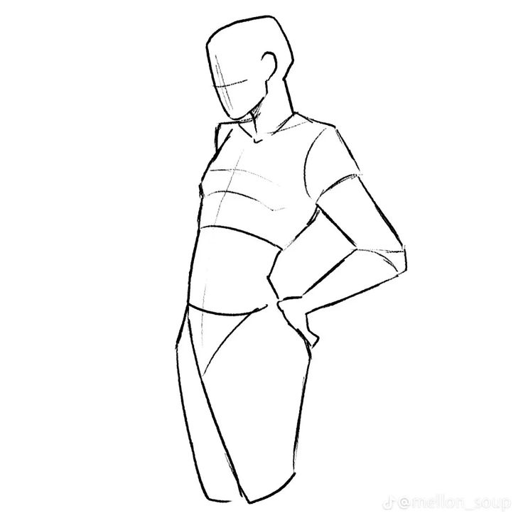 poses drawing ref