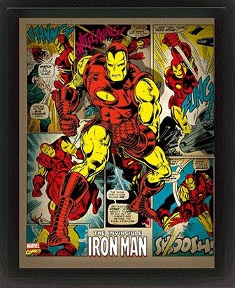poster iron man vintage