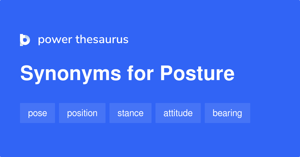 posture thesaurus