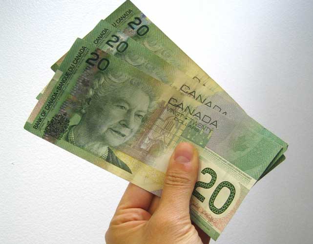 pounds to canadian money