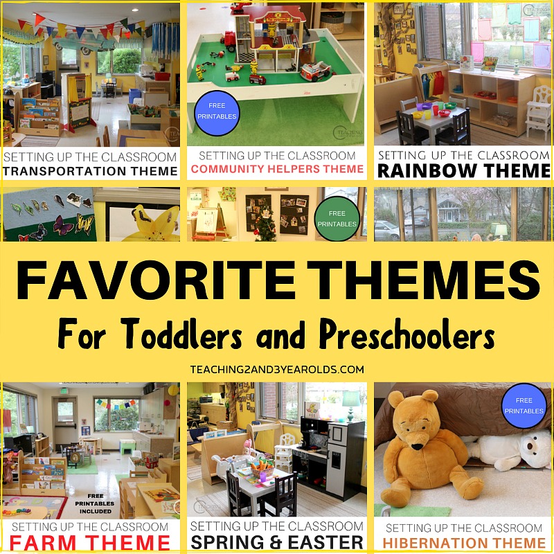 preschool classroom themes