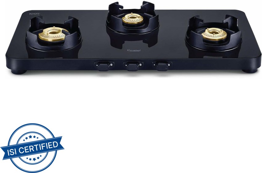 prestige edge gas stove 3 burner review