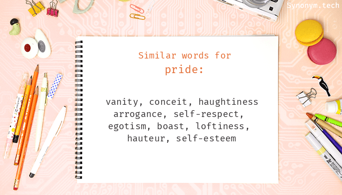 pride synonyms in english