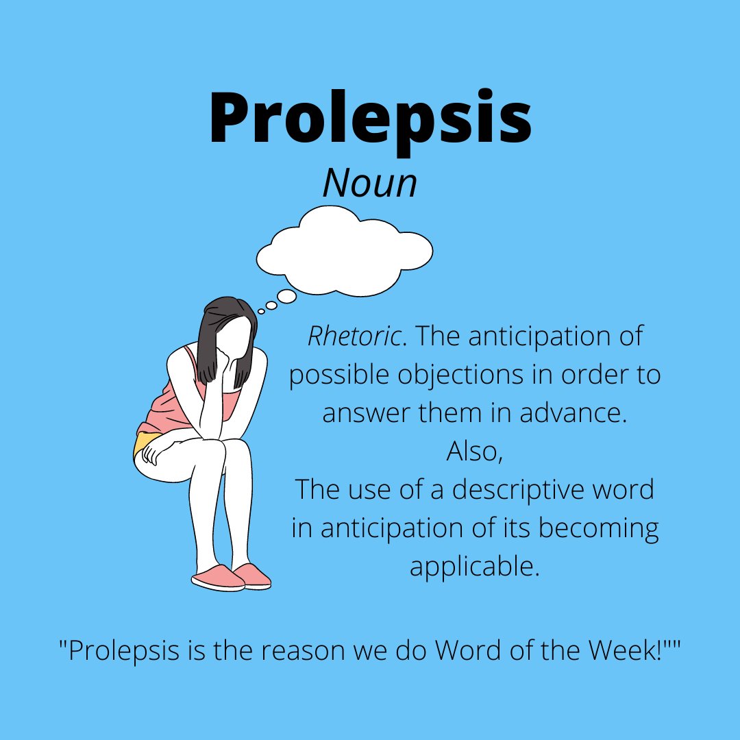 prolepsis meaning