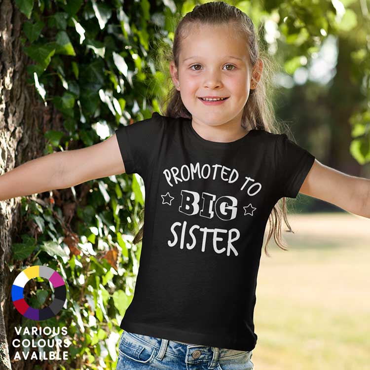 promoted to big sister t shirt