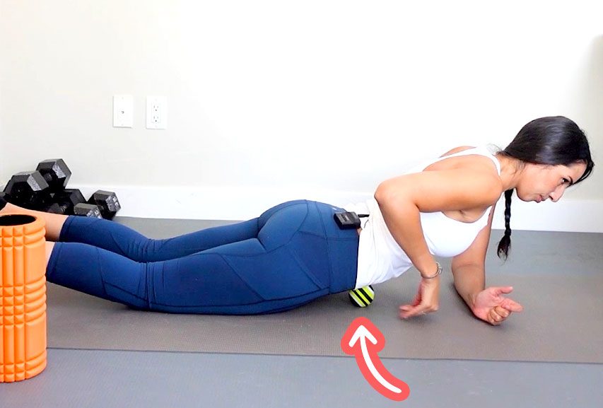 psoas muscle release ball