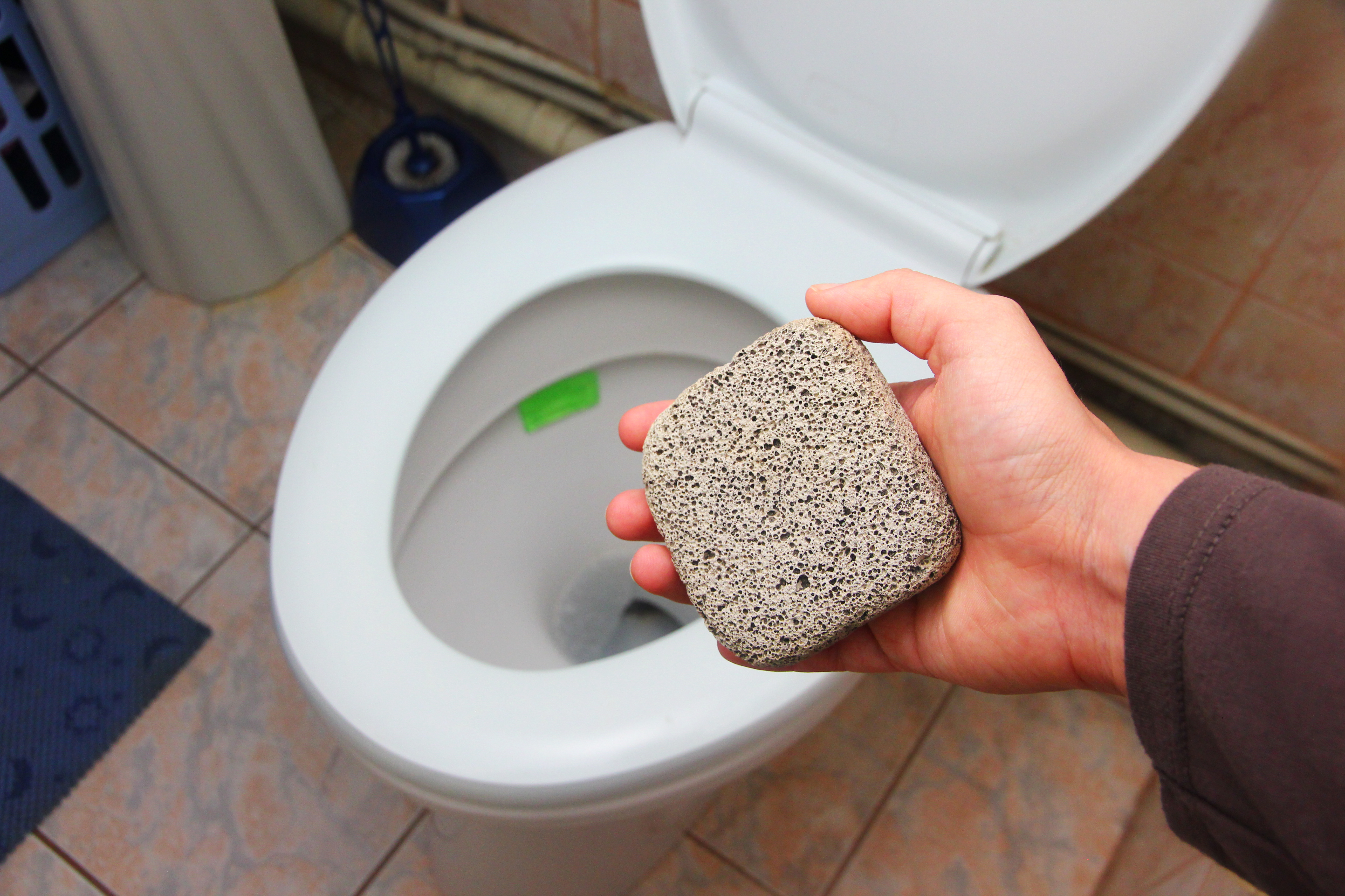 pumice stone toilet