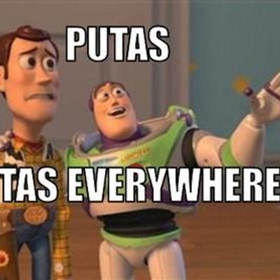 putas everywhere meme