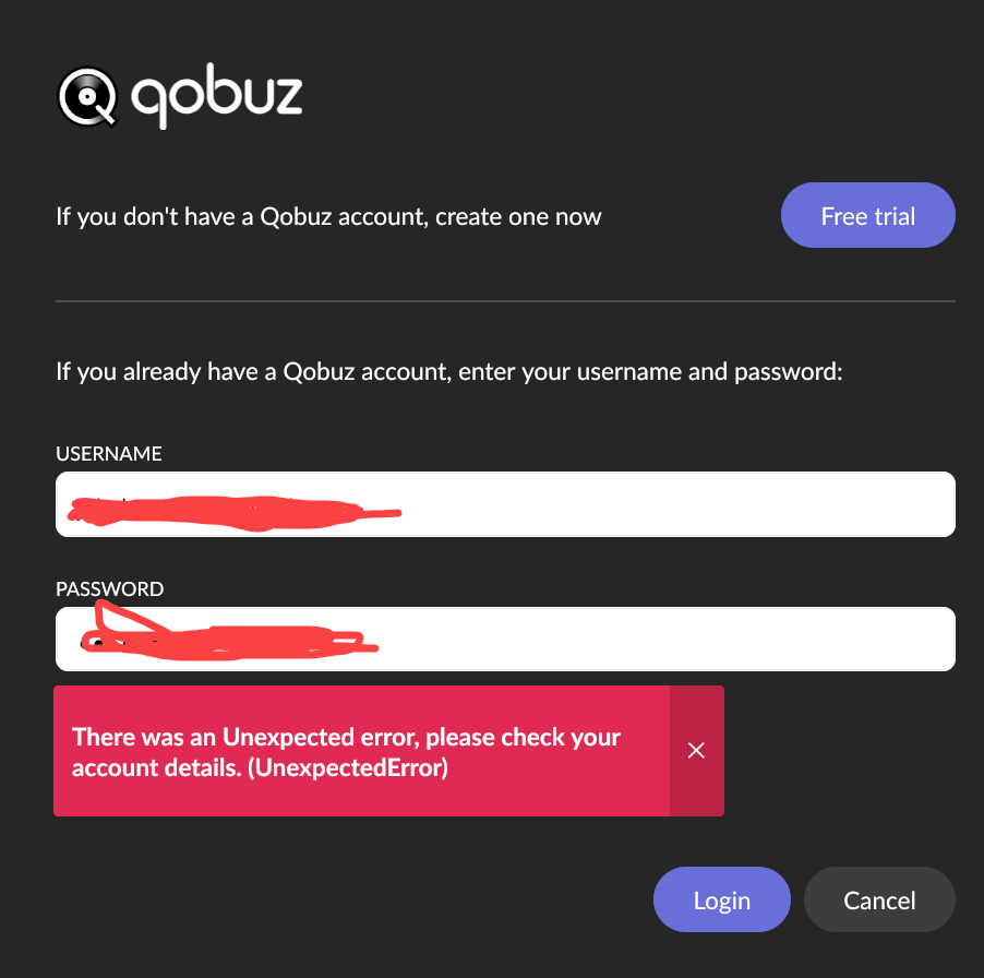 qobuz login