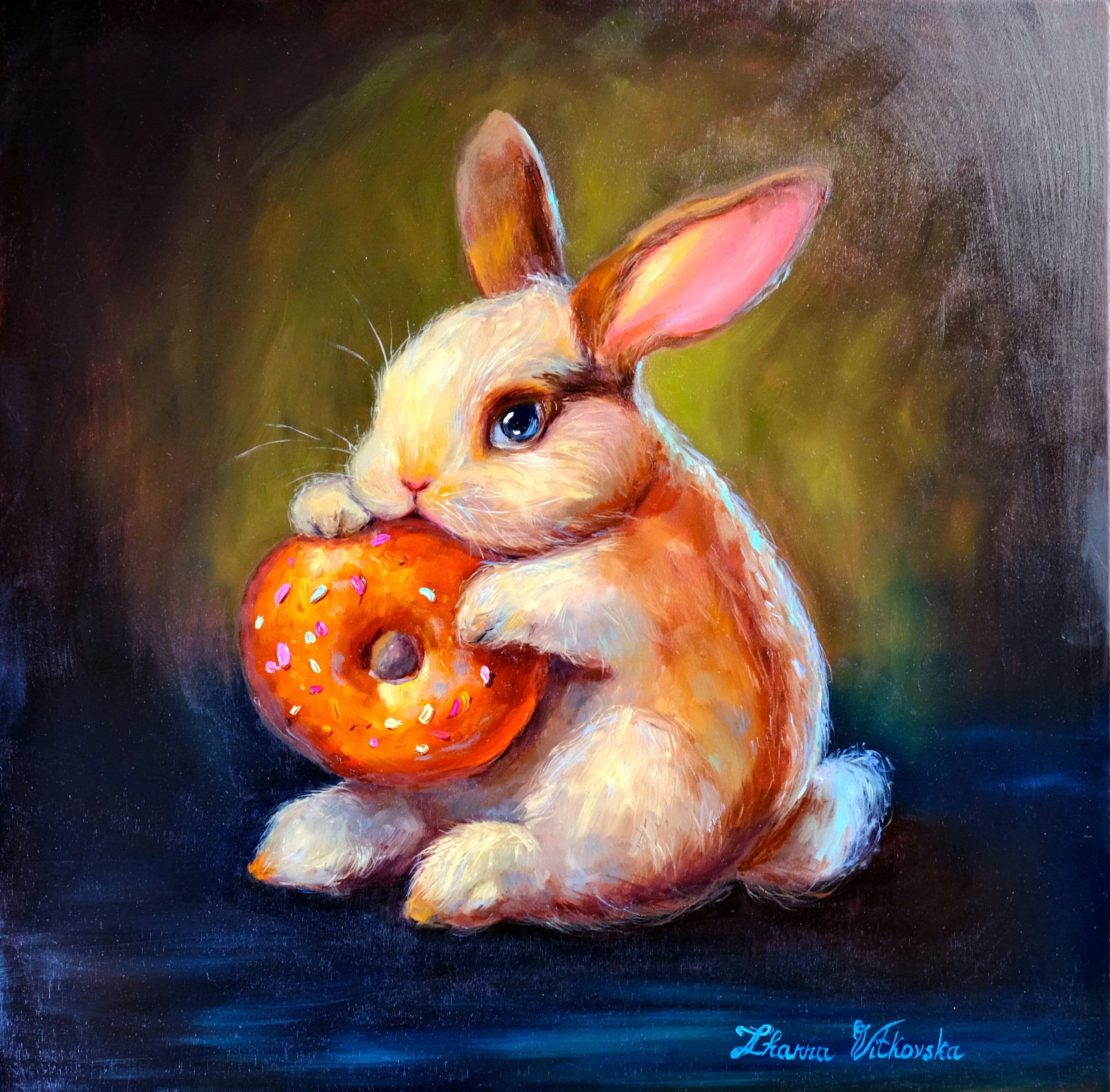 rabbit painting images
