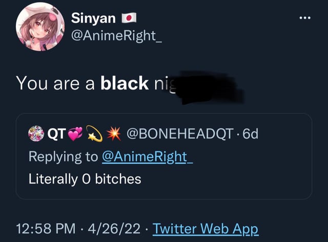 racist pfp