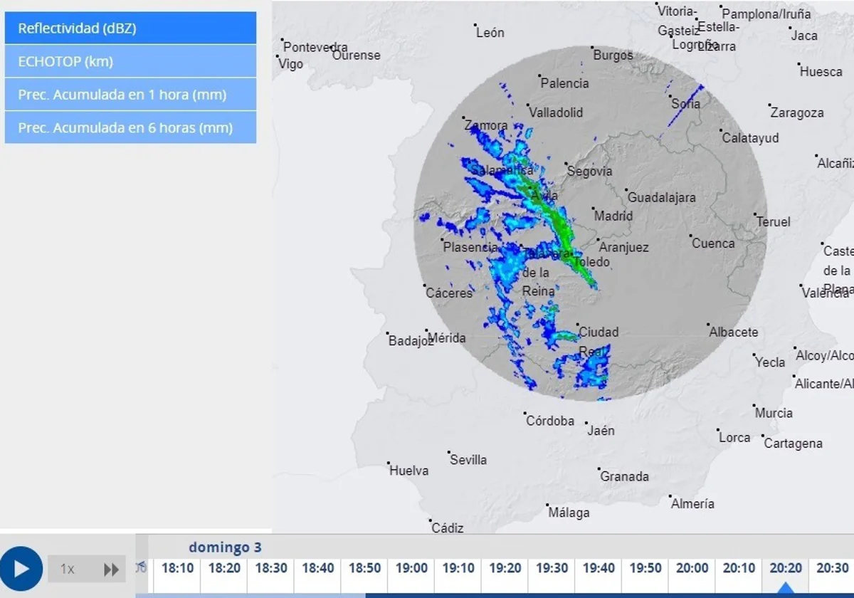 radar lluvia aemet murcia