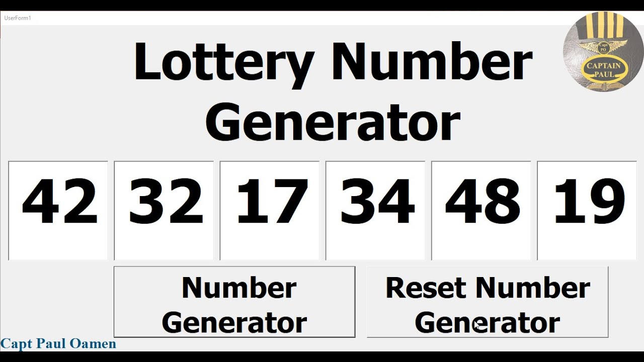 random lottery numbers generator