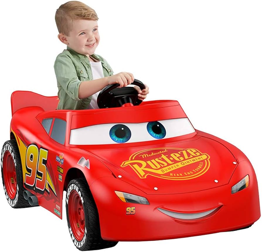 rayo mcqueen electrico montable