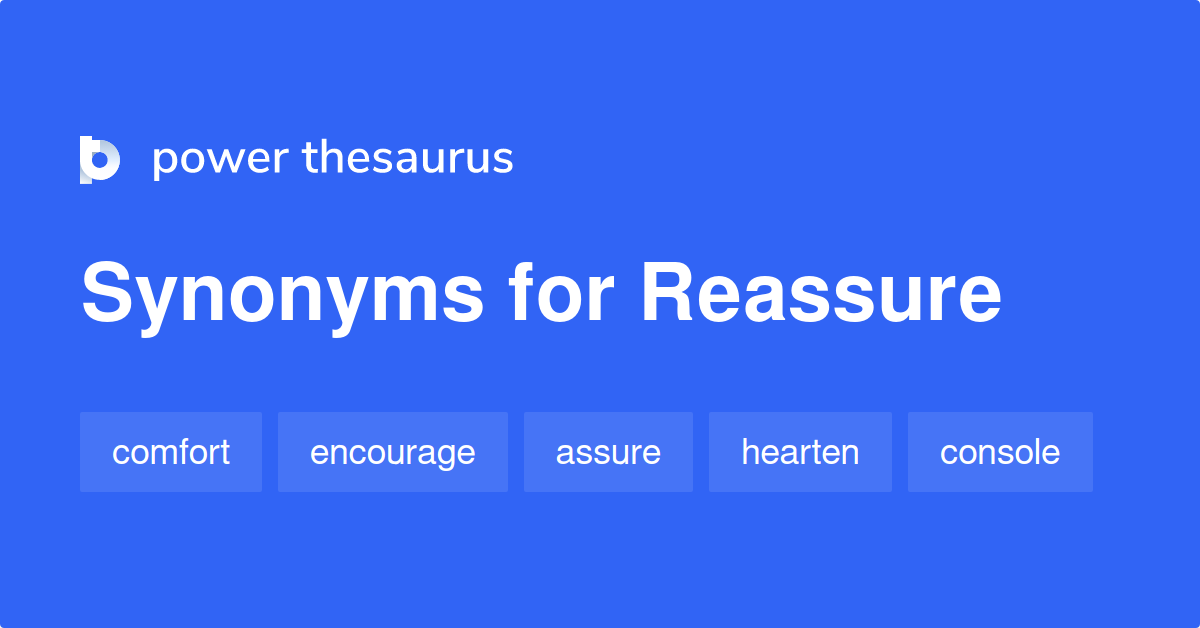 reassure synonym