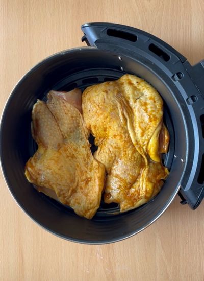 receta contramuslos de pollo airfryer