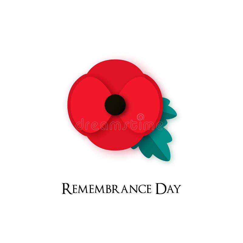 remembrance day poppy clipart