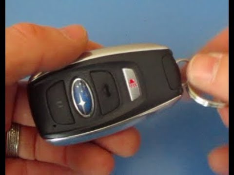 replacing battery subaru key fob