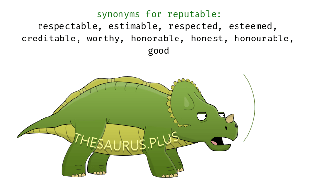 reputable synonym