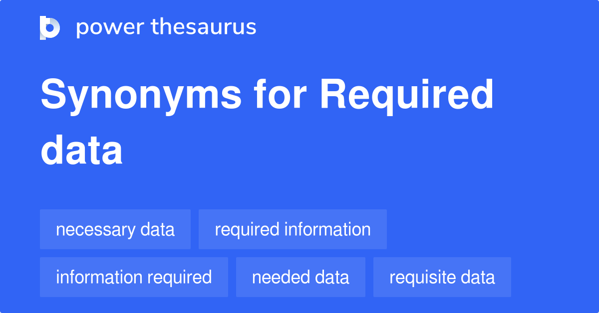 requirements synonym