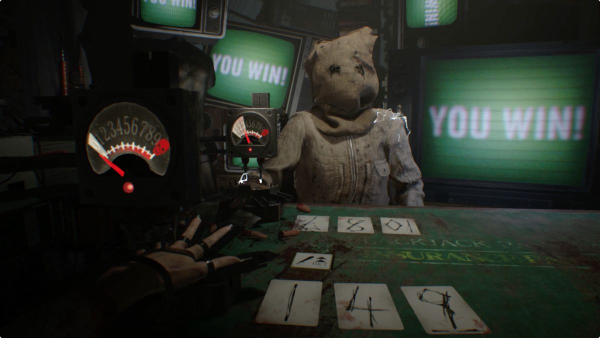 resident evil 7 blackjack