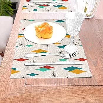 retro placemats