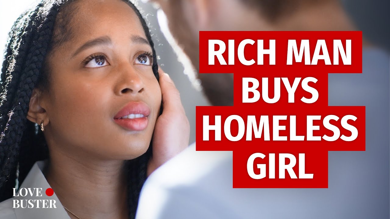 rich girl buys homeless man