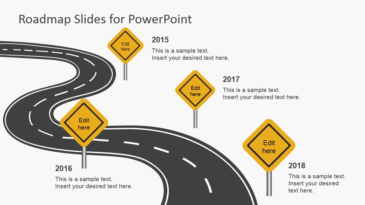 roadmap powerpoint template free