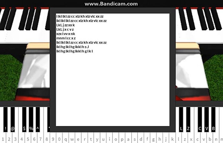 roblox piano sheets