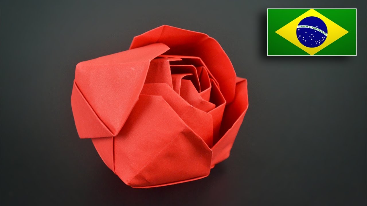 rosas origami