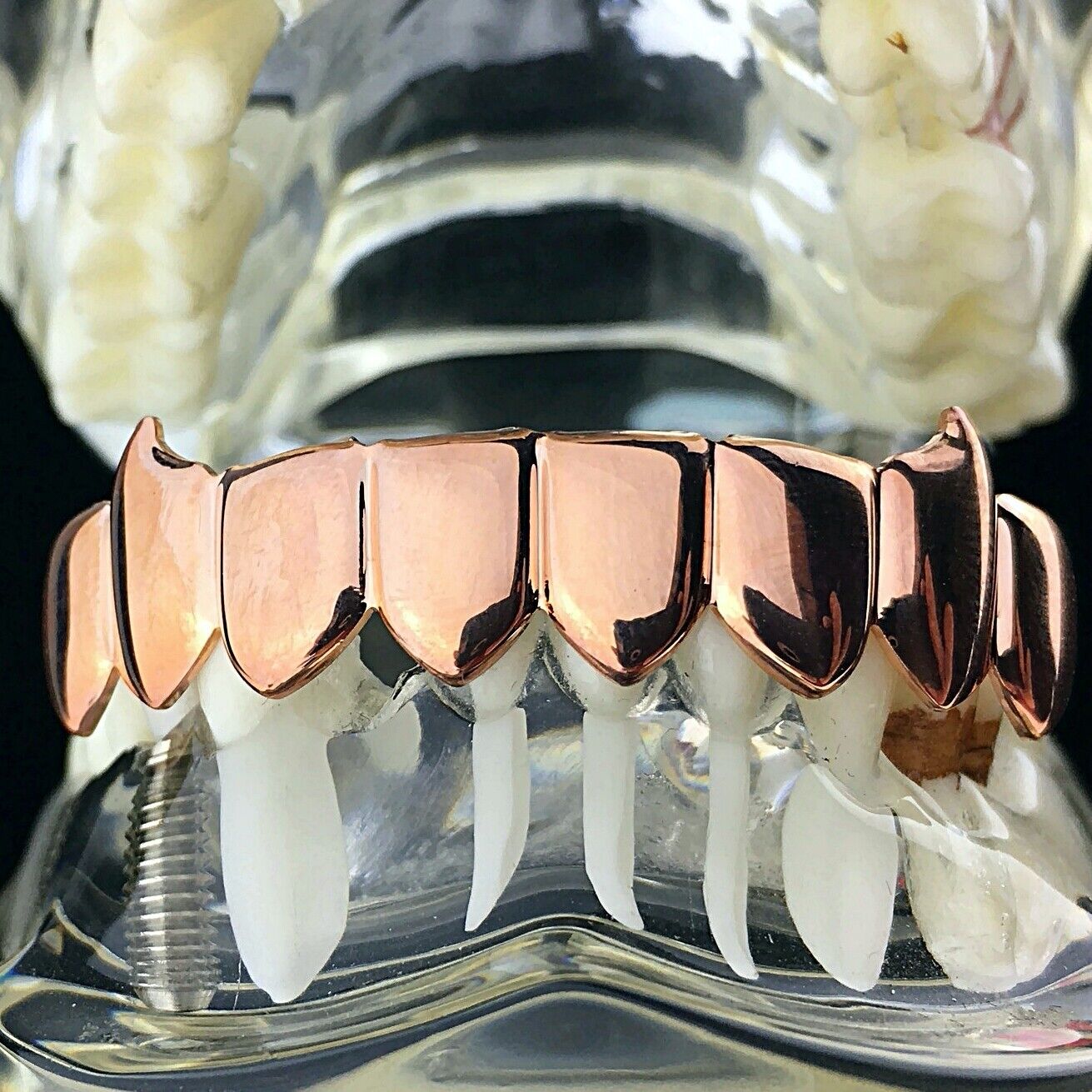 rose gold grillz