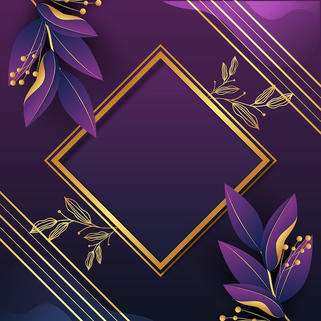 royal purple and gold background