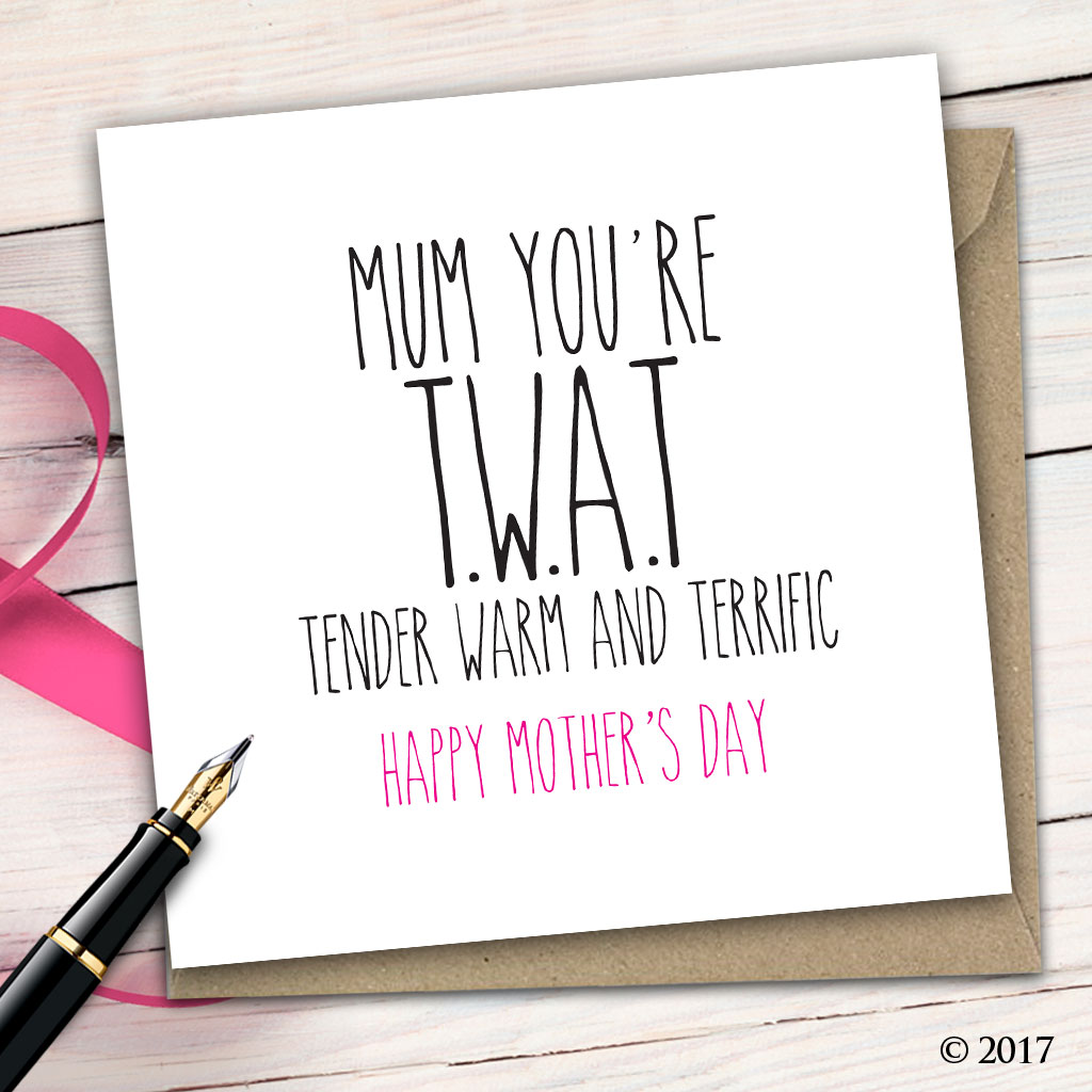 rude mothers day cards