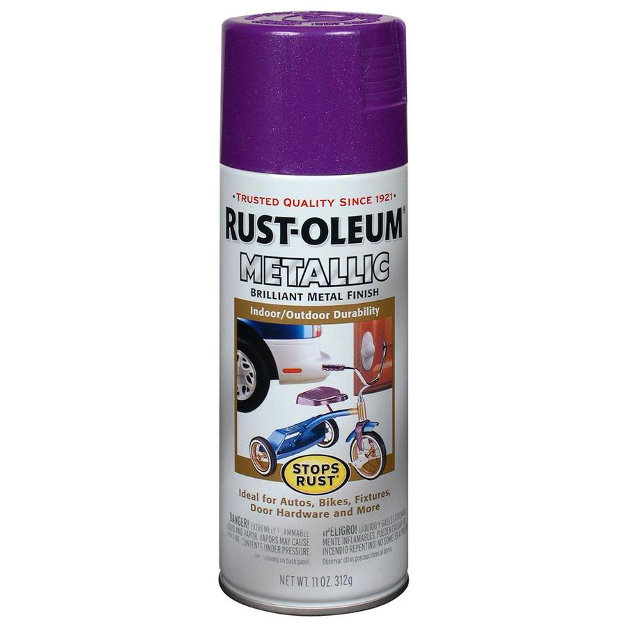 rust oleum purple spray paint