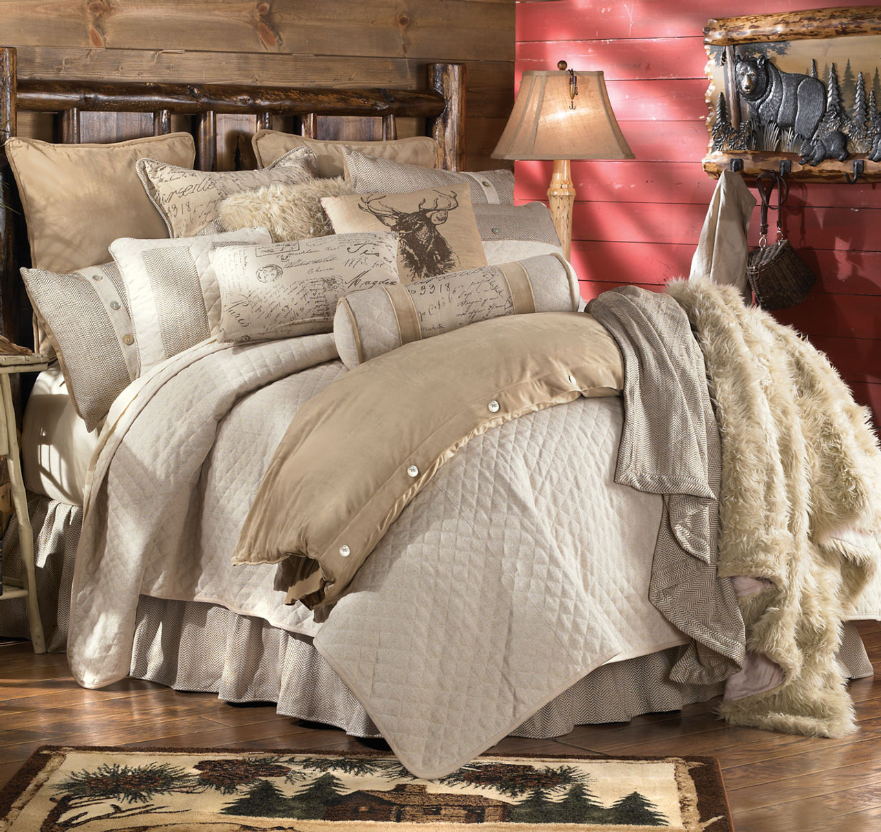 rustic bed comforters