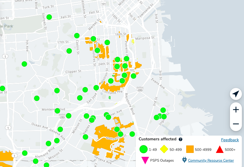 san francisco power outage today