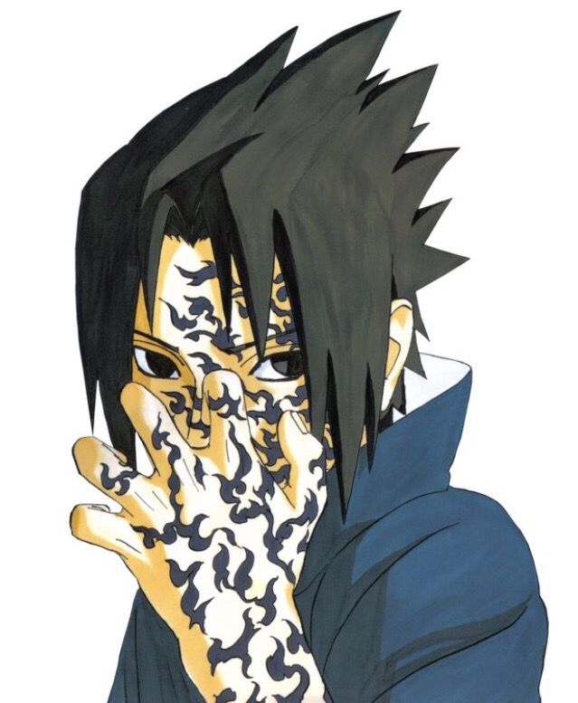 sasuke uchiha curse mark