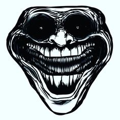 scary troll face