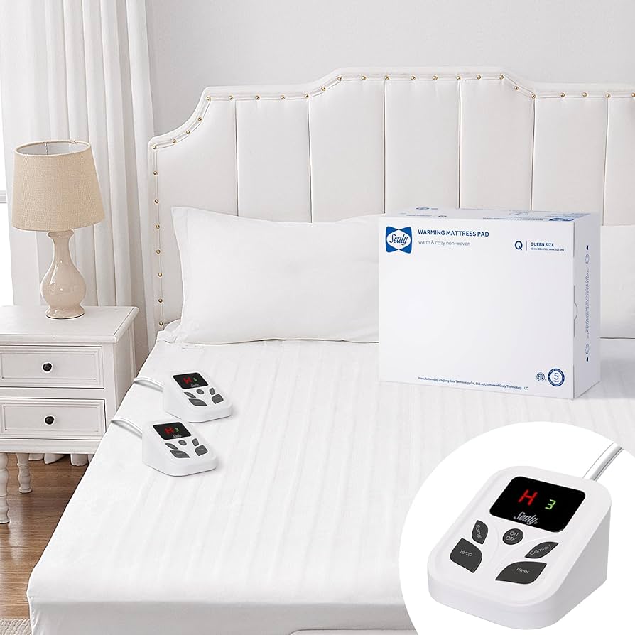 sealy heated mattress pad