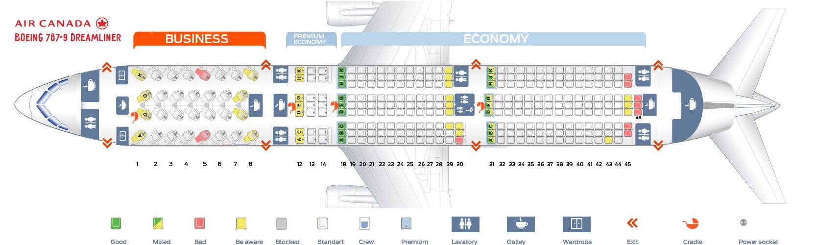 seating plan for 787 9