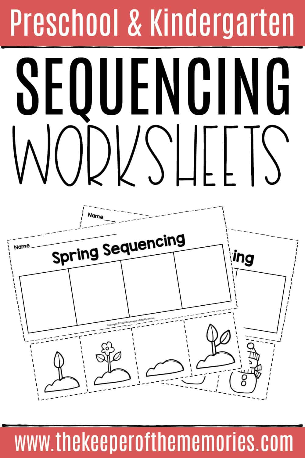 sequencing worksheets for kindergarten