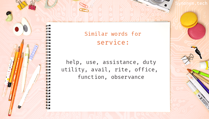 service synonym