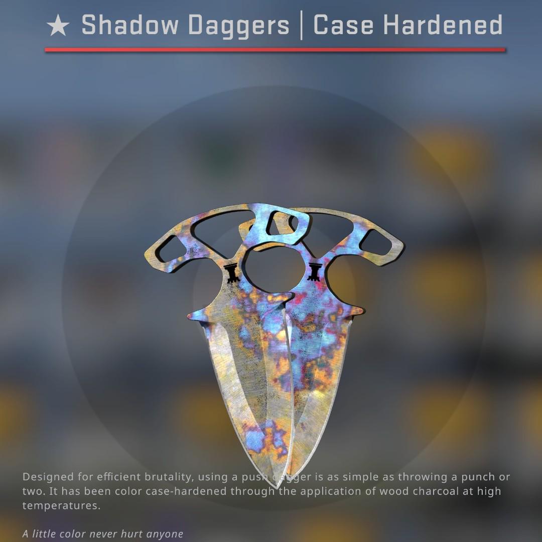 shadow daggers case hardened field tested