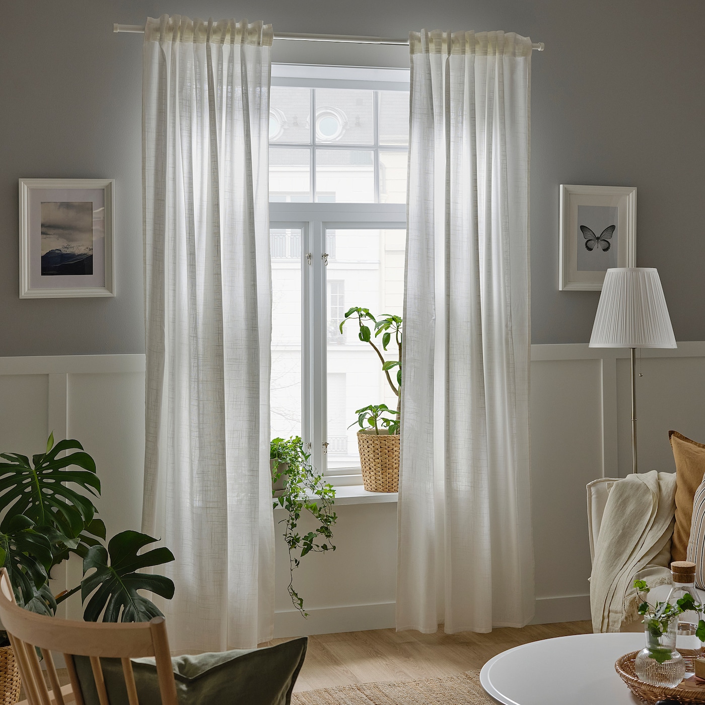 sheer window curtains